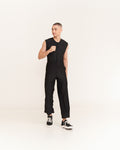 Aionios Jet Black Jumpsuit