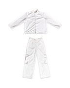 Elysian Alabaster Zipped Turtle Neck Set