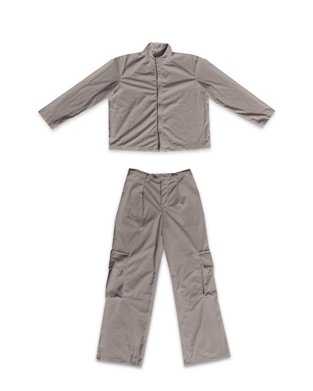 Elysian Shale Zipped Turtle Neck Set