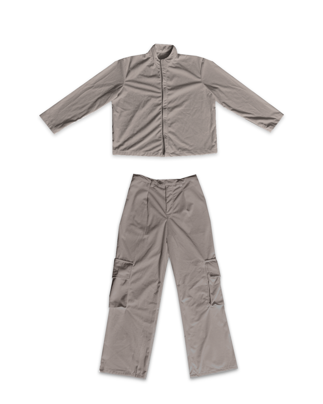 Elysian Shale Zipped Turtle Neck Set