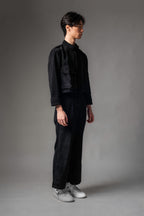 Exypnos Licorice Black Corduroy Jacket Set