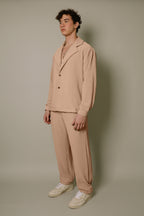 Nitidus Sand Pleated Blazer