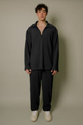 Nitidus Jet Black Quarter Zip (Caliginous)
