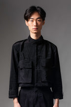 Exypnos Licorice Black Corduroy Jacket