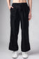 Exypnos Licorice Black Corduroy Pants